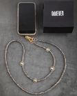 Blue Mirror Boho Phone Chain/Bag Chain